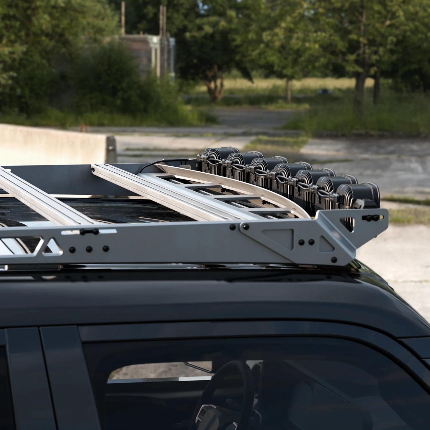 2024-Current Lexus GX550/Toyota Land Cruiser Roof Rack 45-Inch Light Bar Bracket