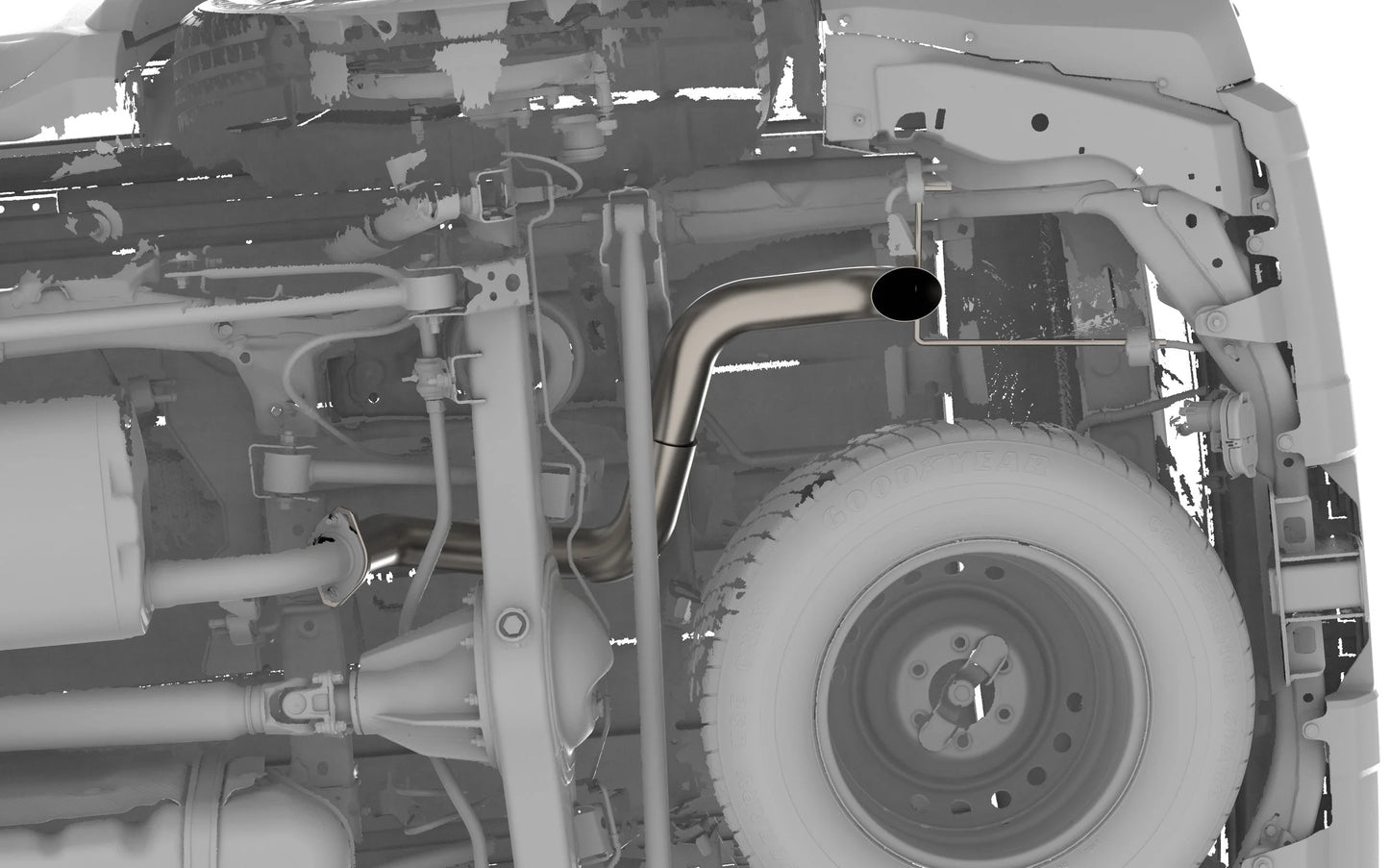 2025-Current Toyota 4Runner Titanium Axle Dump Exhaust