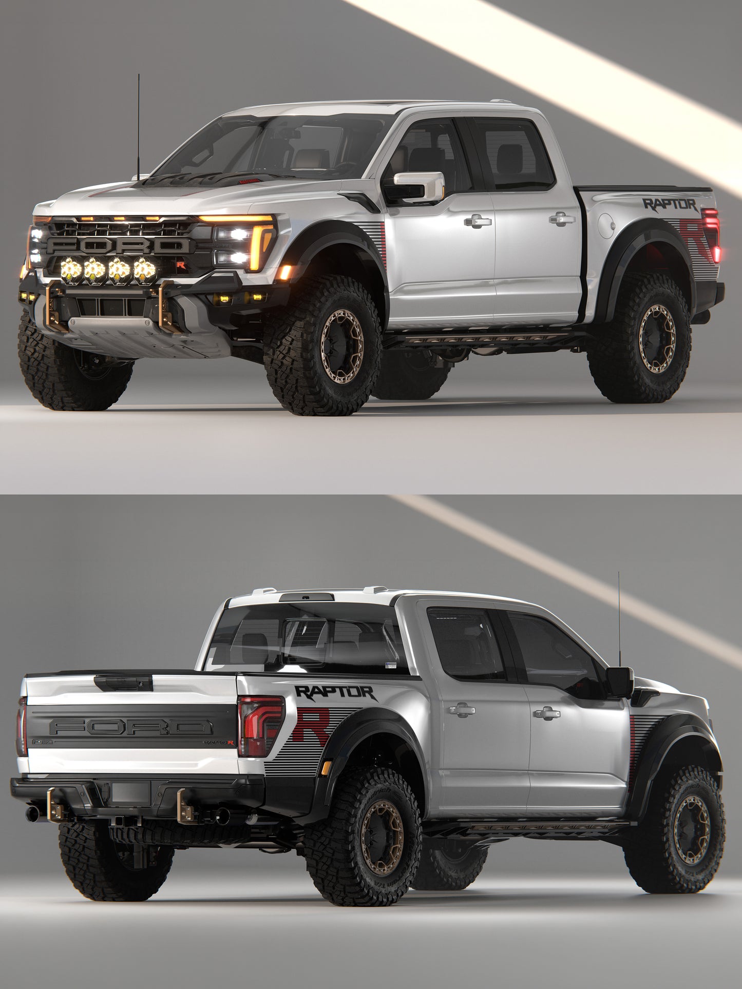 2024-Current Ford F-150 Raptor Front Bull Bar Assembly
