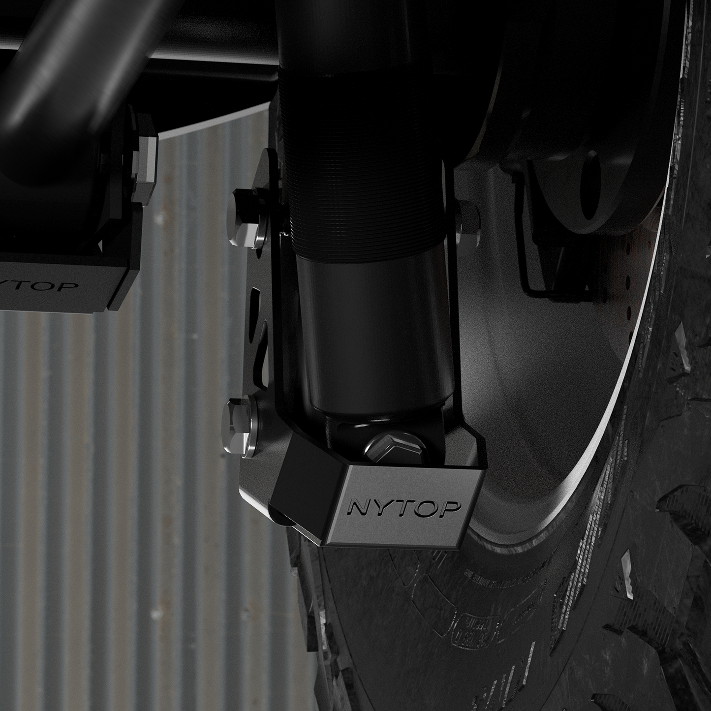 2022-Current Lexus LX600/700h Rear Shock Mount Skid Plate Kit