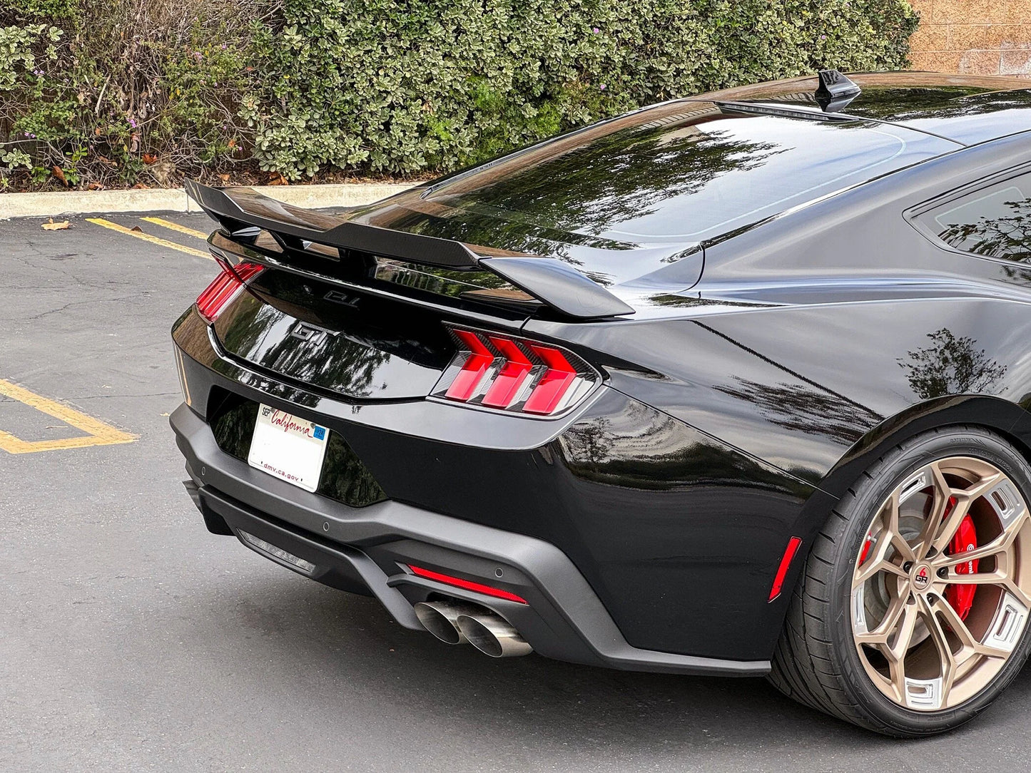 2024-Current Ford Mustang Dry Carbon Taillight Cover