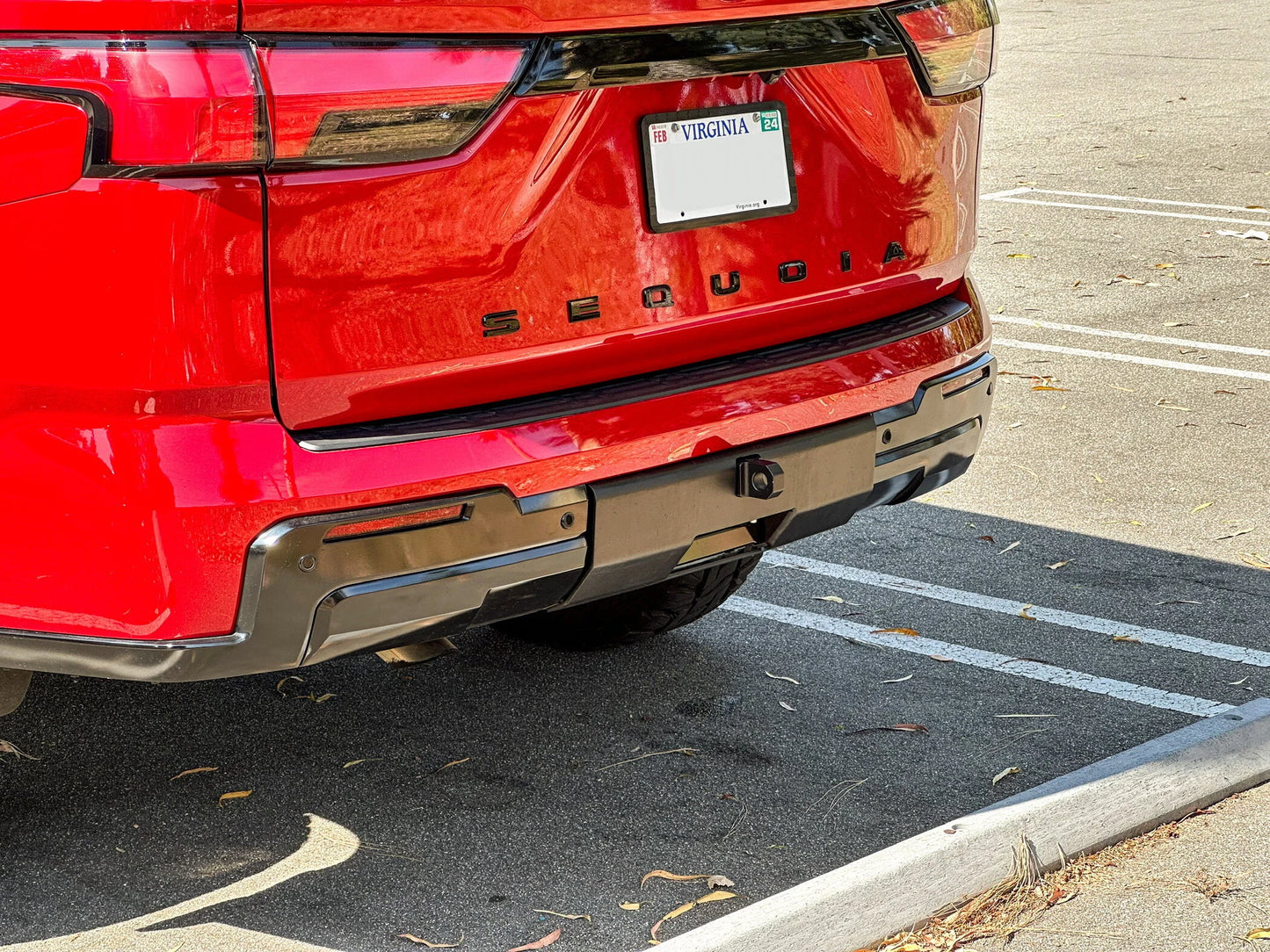 2023-Current Toyota Sequoia Rear Hitch Skid Cover/Rear Recovery Point