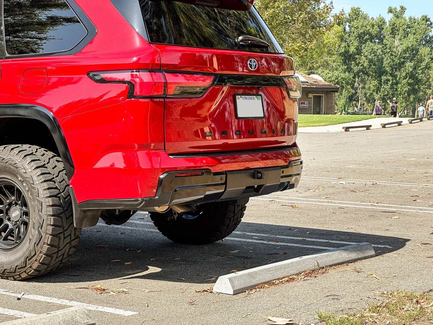 2023-Current Toyota Sequoia Rear Hitch Skid Cover/Rear Recovery Point