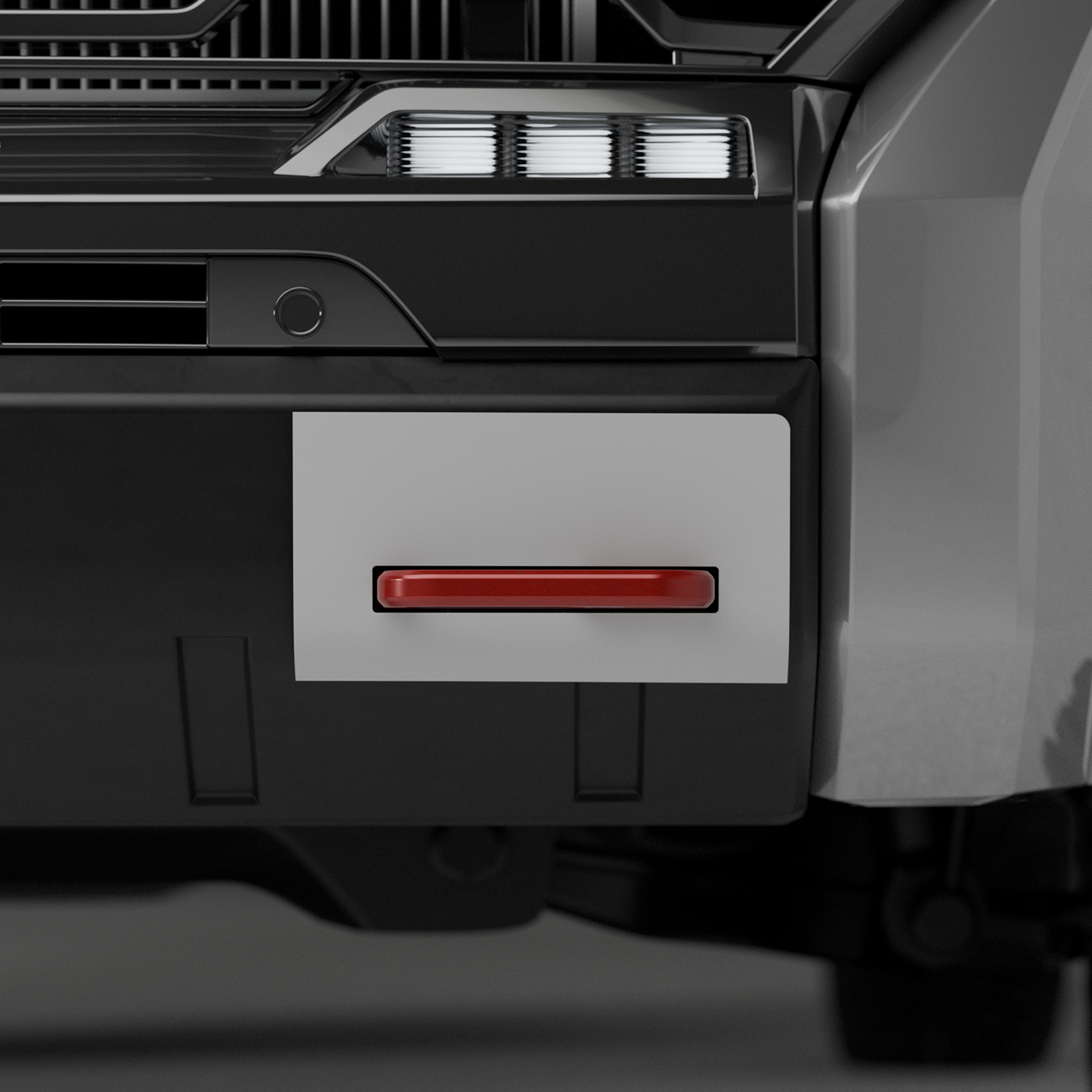 2022-Current Toyota Tundra Front Recovery Points Cutout Template