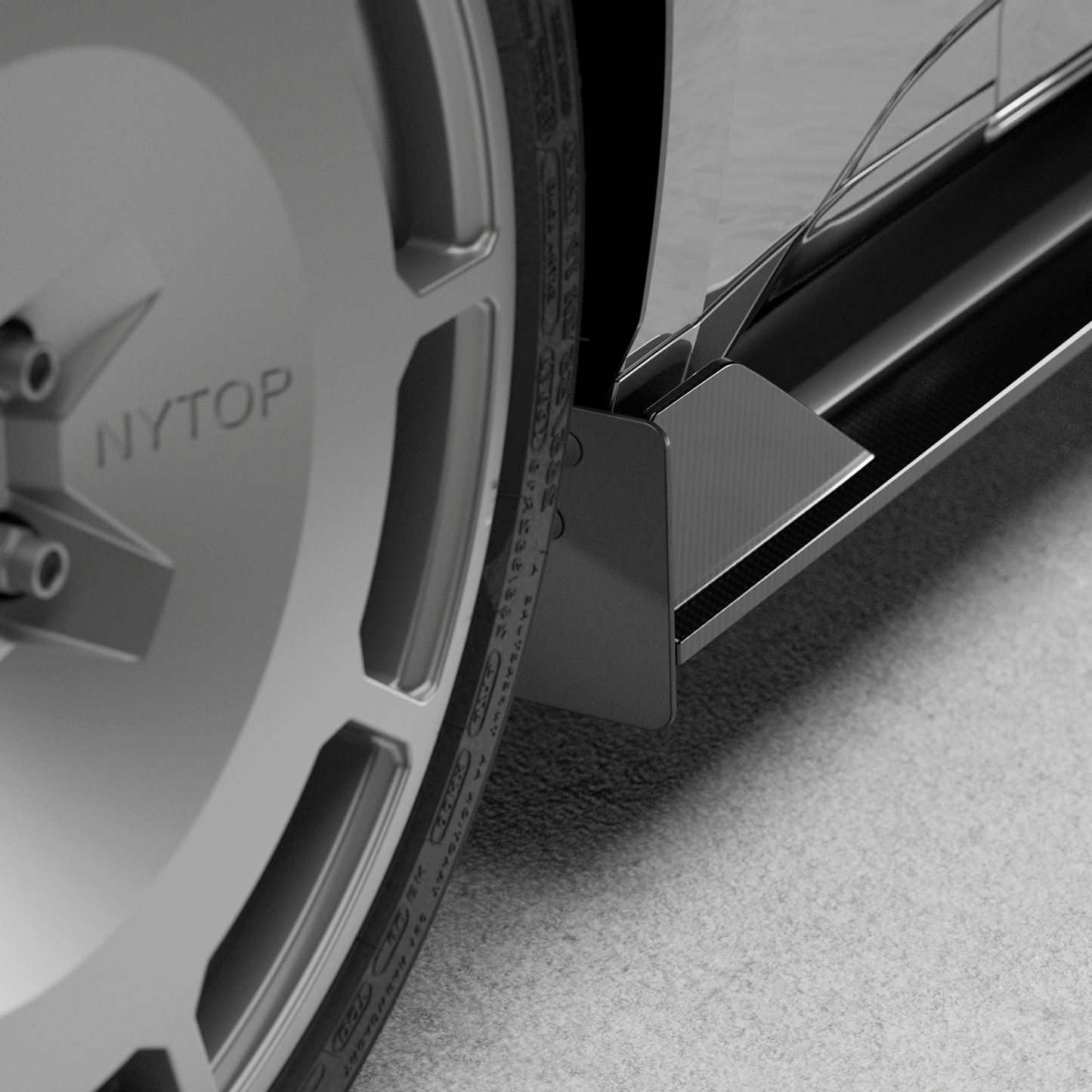 2024-Current Ford Mustang Front Splash Guard