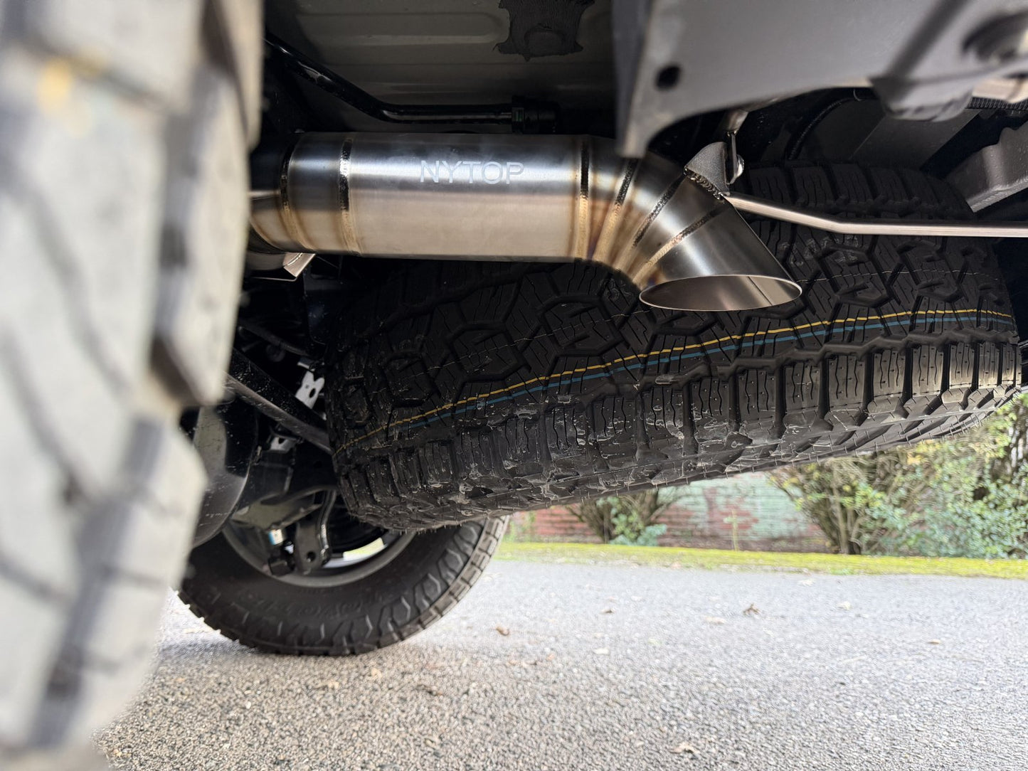 2024-Current Lexus GX550/Toyota Land Cruiser Titanium Axle Dump Exhaust