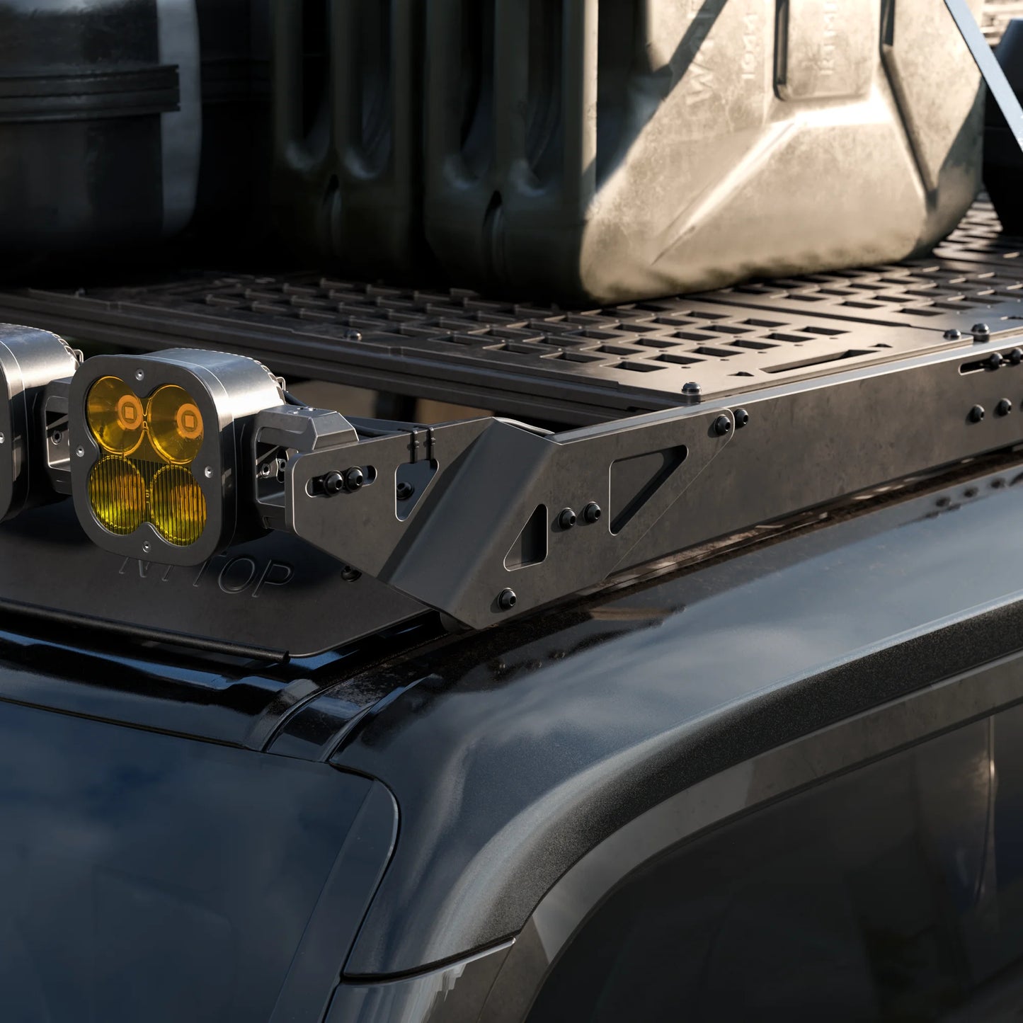 2024-Current Lexus GX550/Toyota Land Cruiser Roof Rack 45-Inch Light Bar Bracket