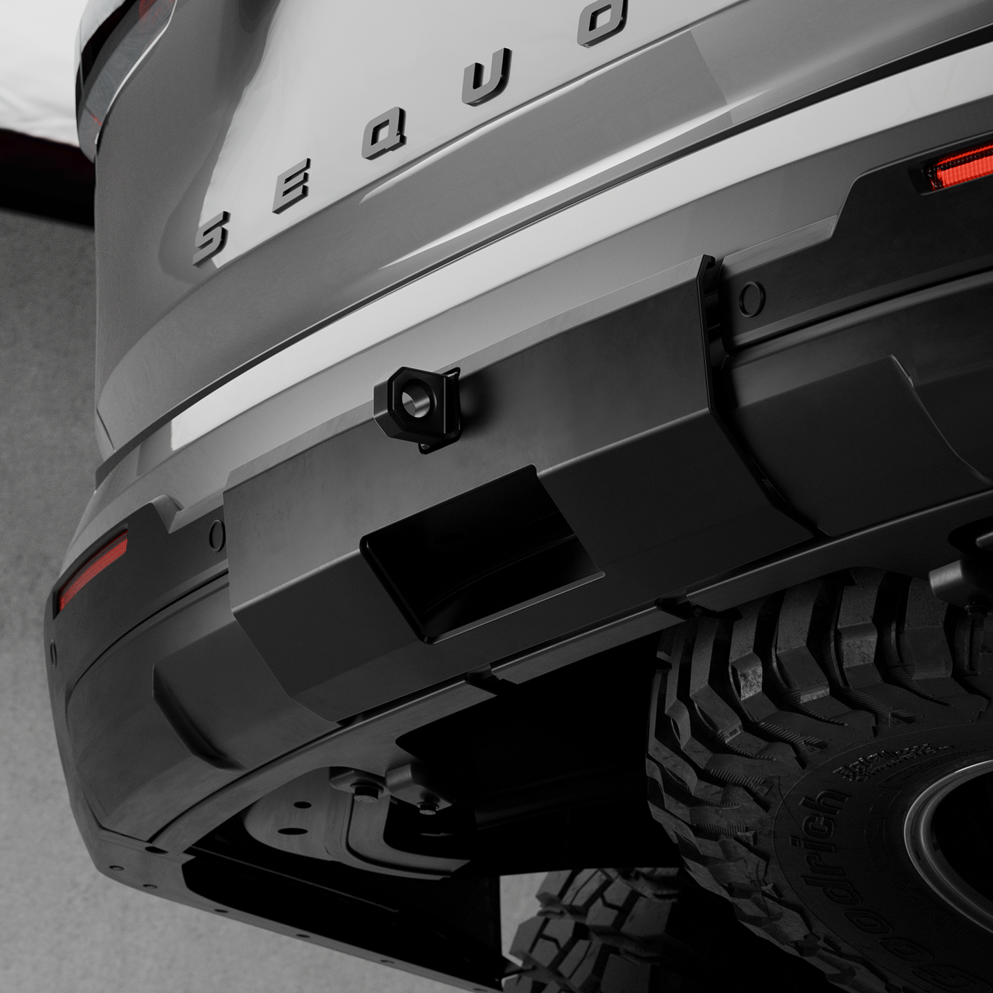 2023-Current Toyota Sequoia Rear Recovery Point/Hybrid Bumper