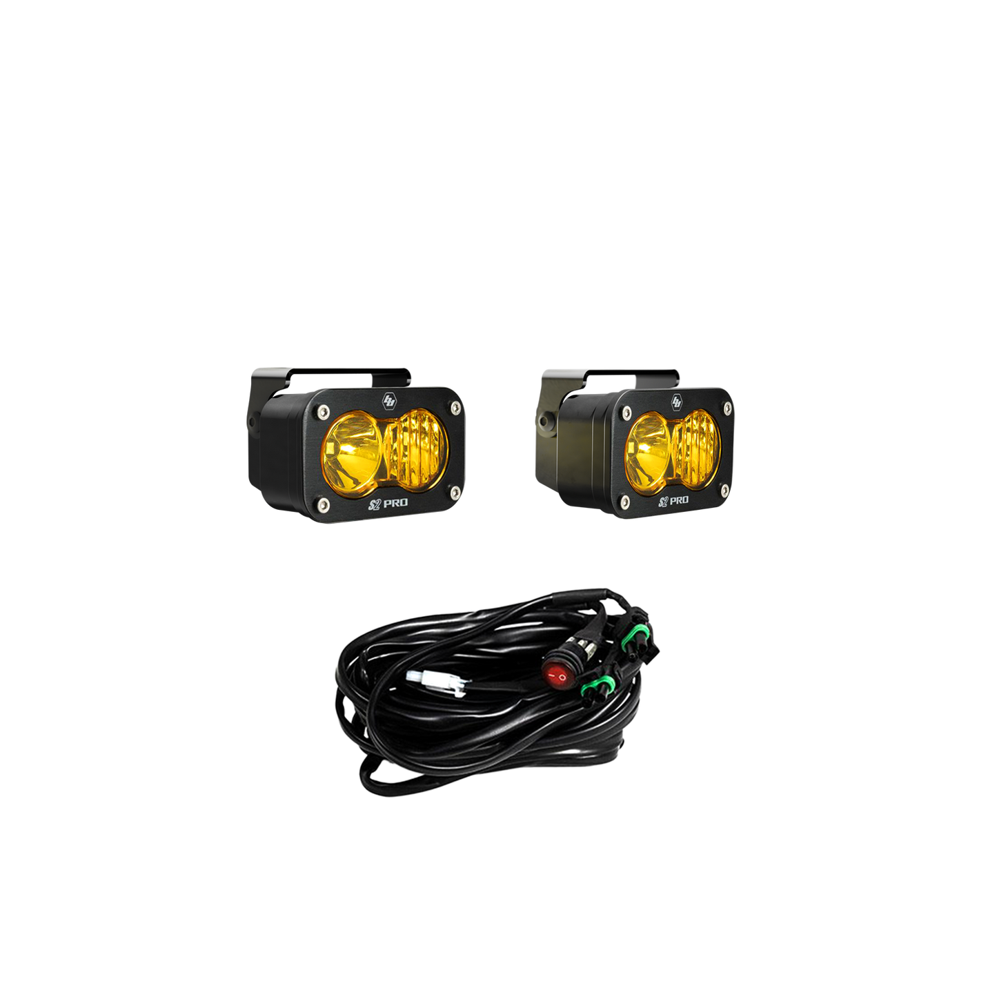 Baja Designs S2 Pro Pair Driving/Combo LED Baja Amber Baja Designs