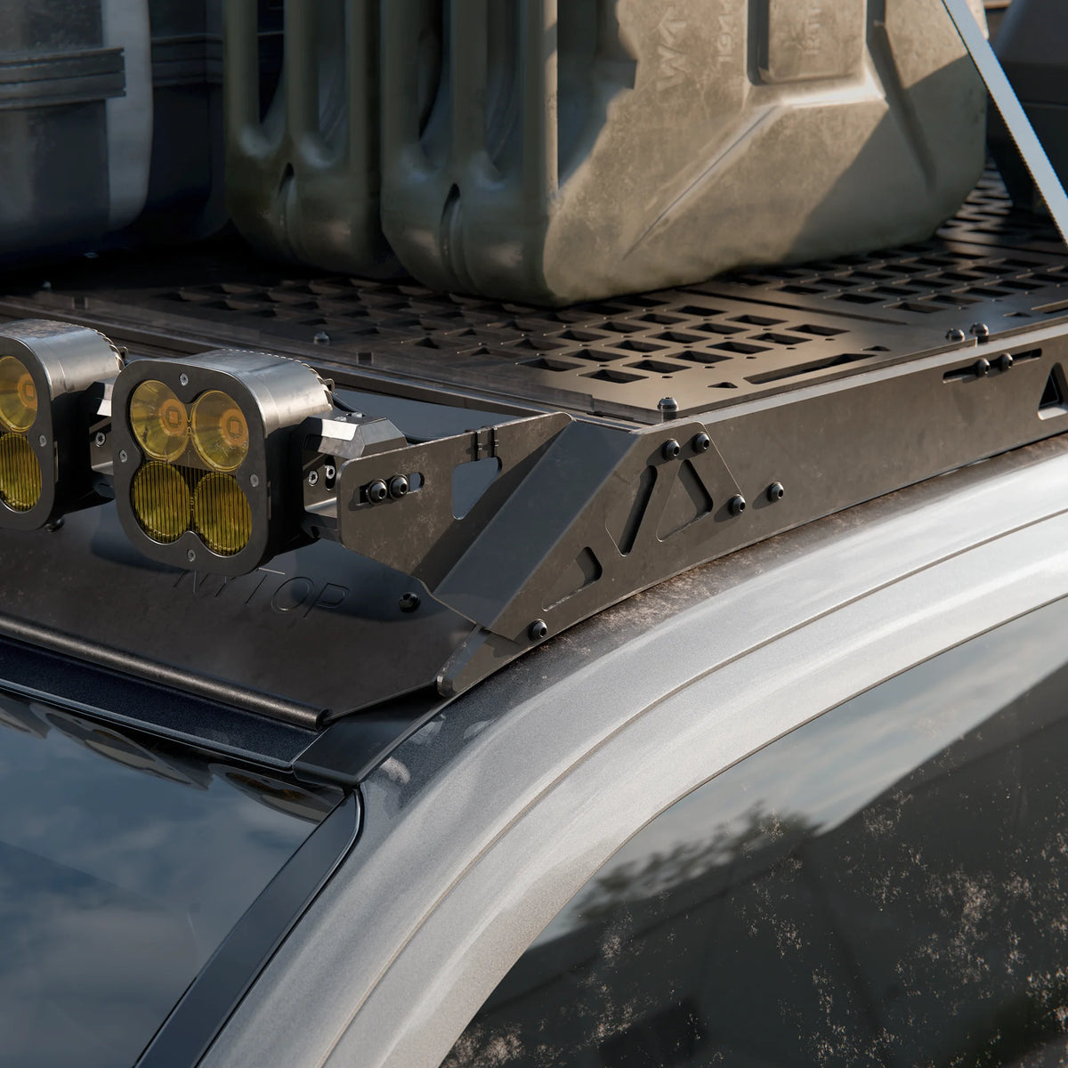 2024-Current Toyota Tacoma/2025-Current Toyota 4Runner Roof Rack 45-Inch Light Bar Bracket