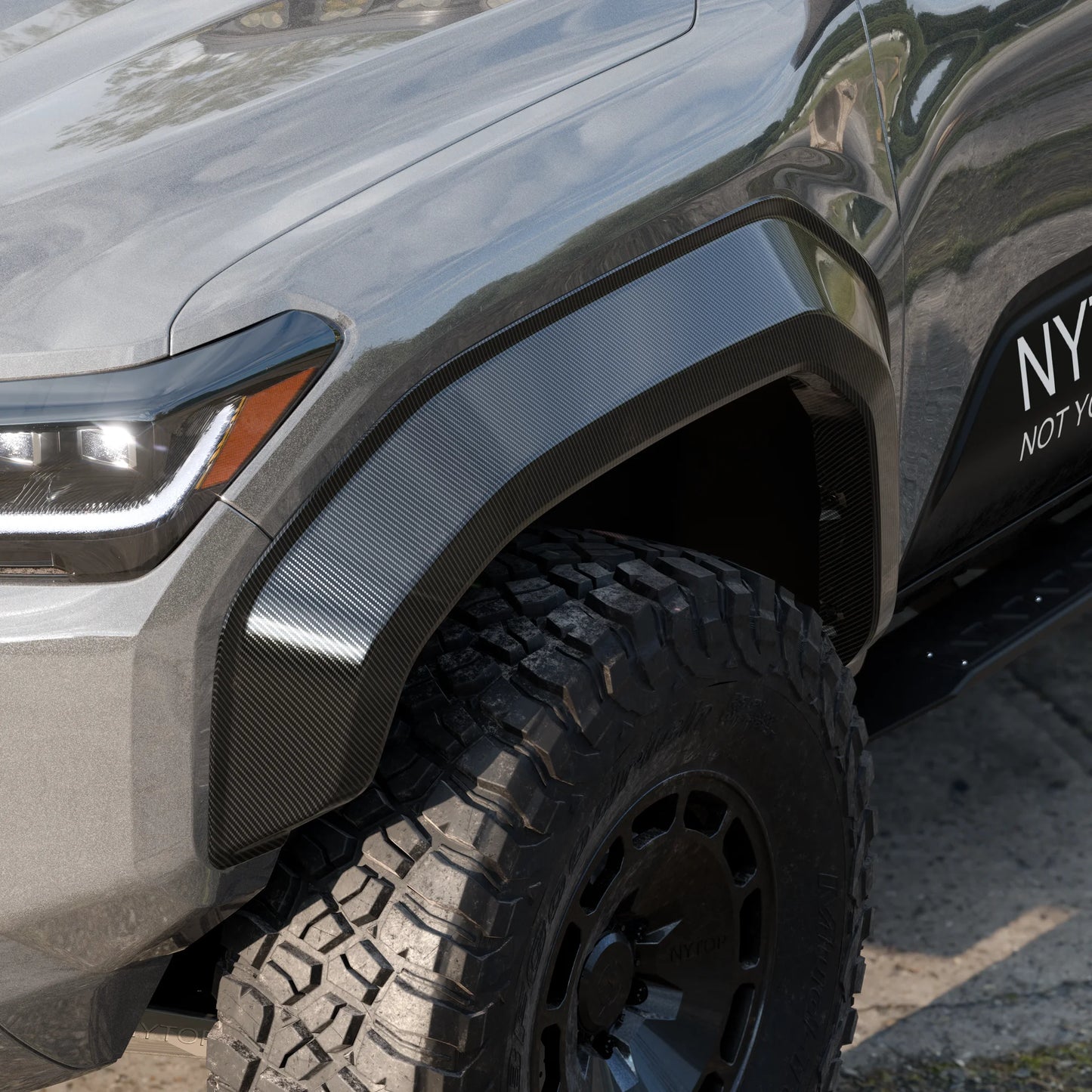 2025-Current Toyota 4Runner TRD Pro/Trailhunter Carbon Fiber Fender Flare Kit