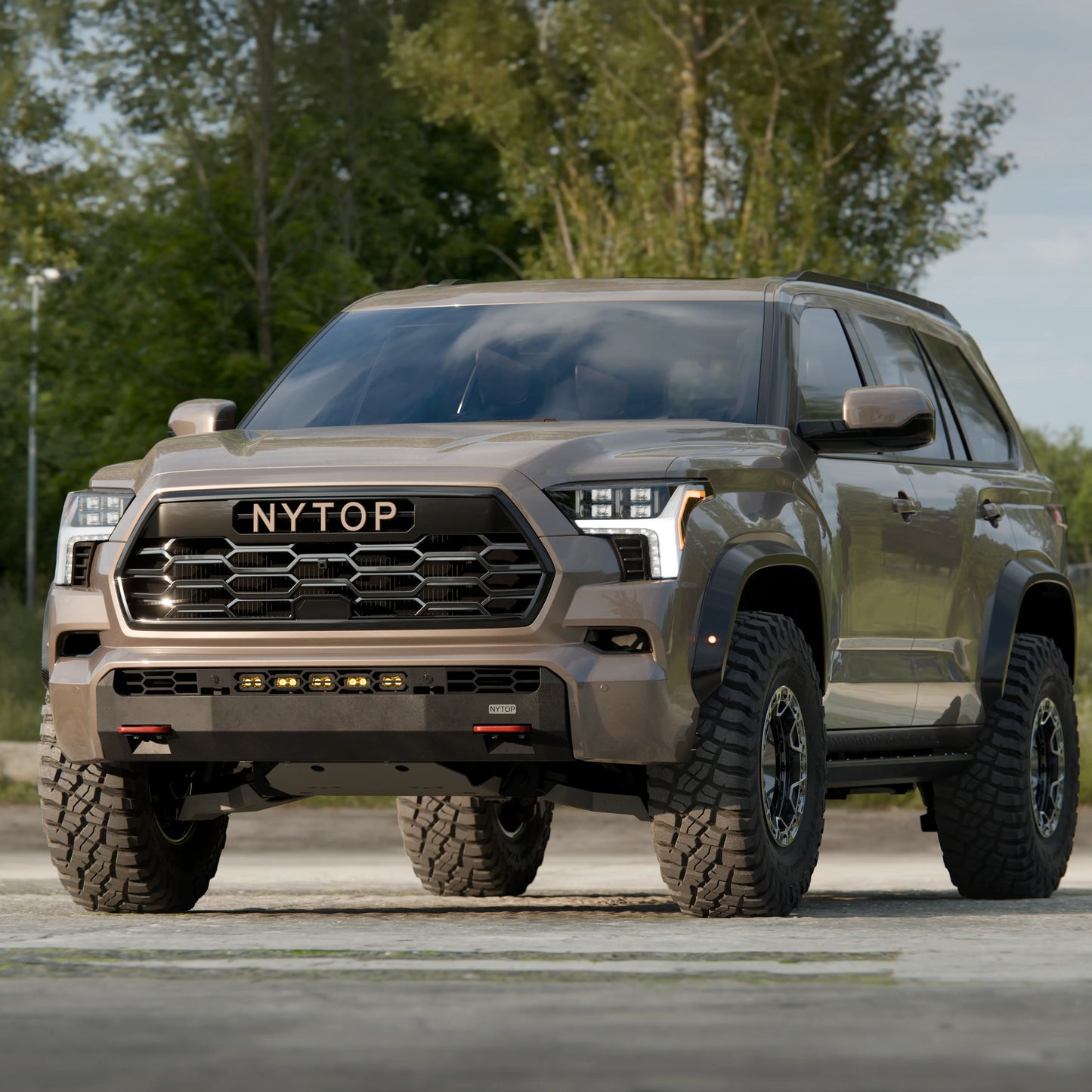 2023-Current Toyota Sequoia Front Hybrid Bumper