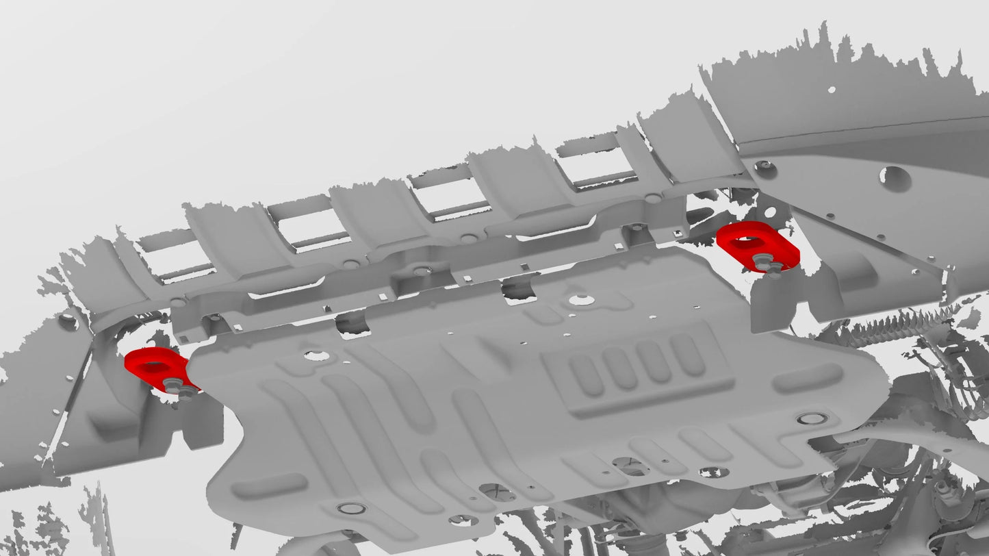 2024-Current Lexus GX550/Toyota Land Cruiser Lower Front Recovery Points