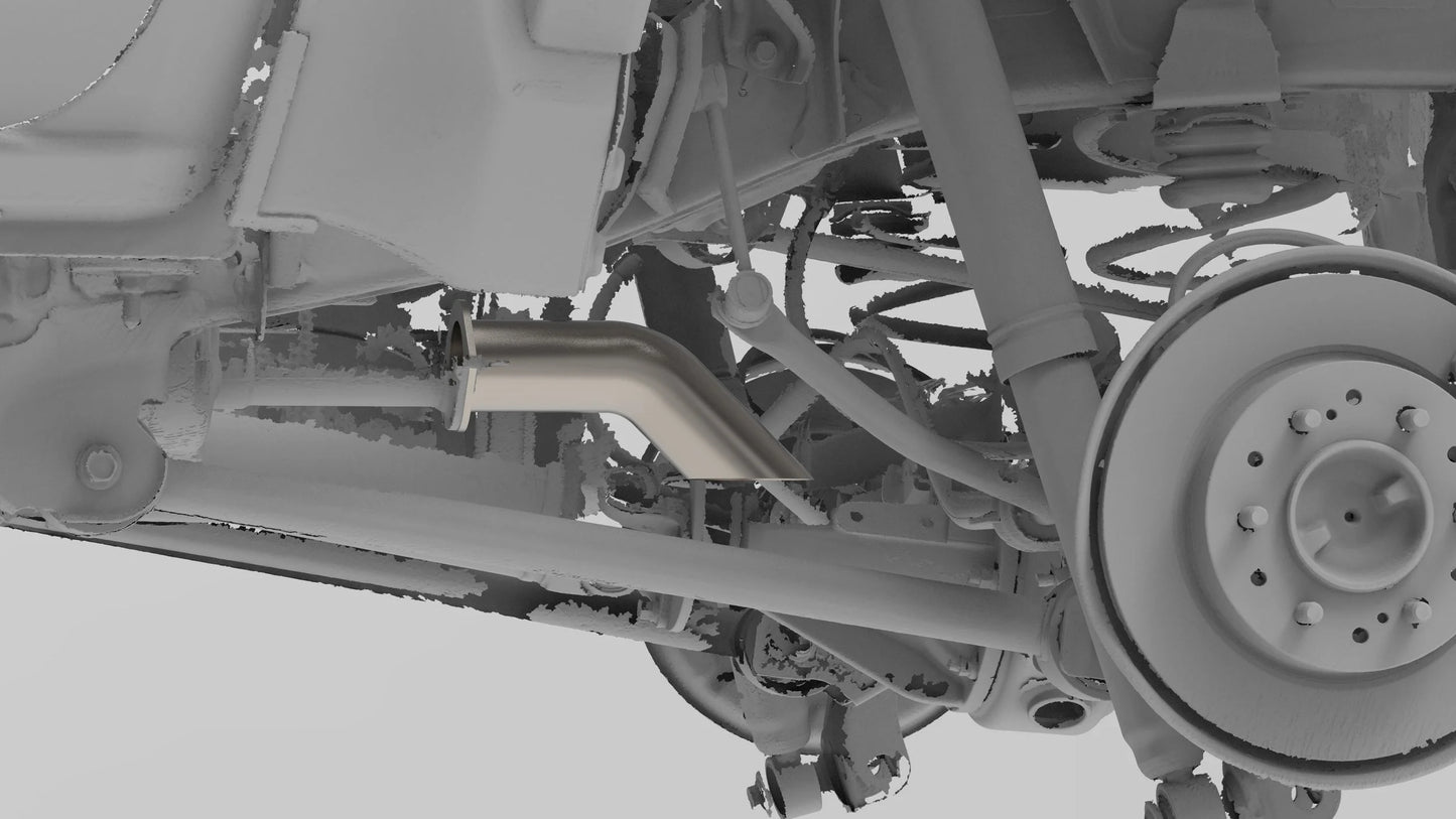 2024-Current Toyota Tacoma Titanium Axle Dump Exhaust Tip
