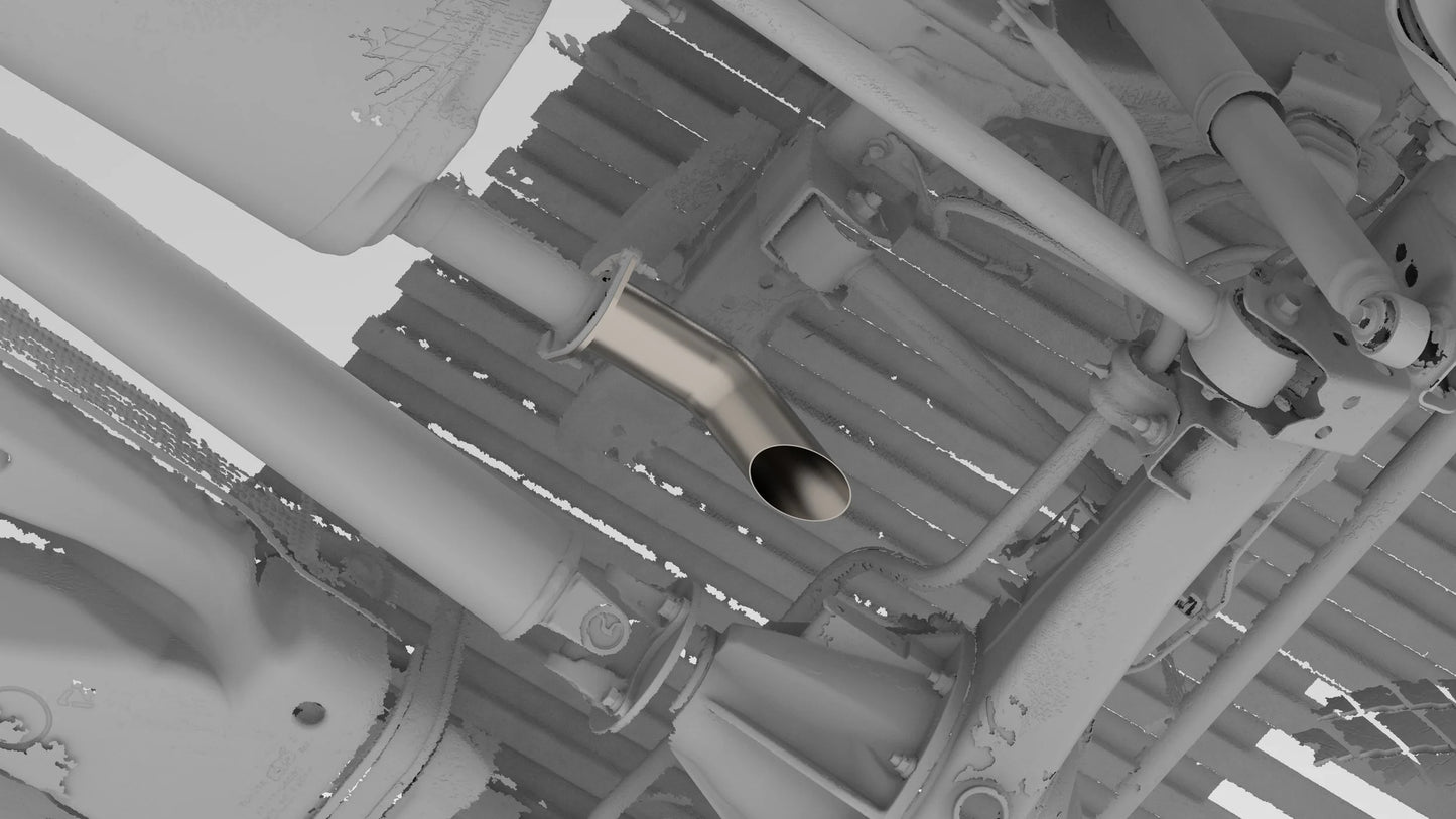 2024-Current Toyota Tacoma Titanium Axle Dump Exhaust Tip